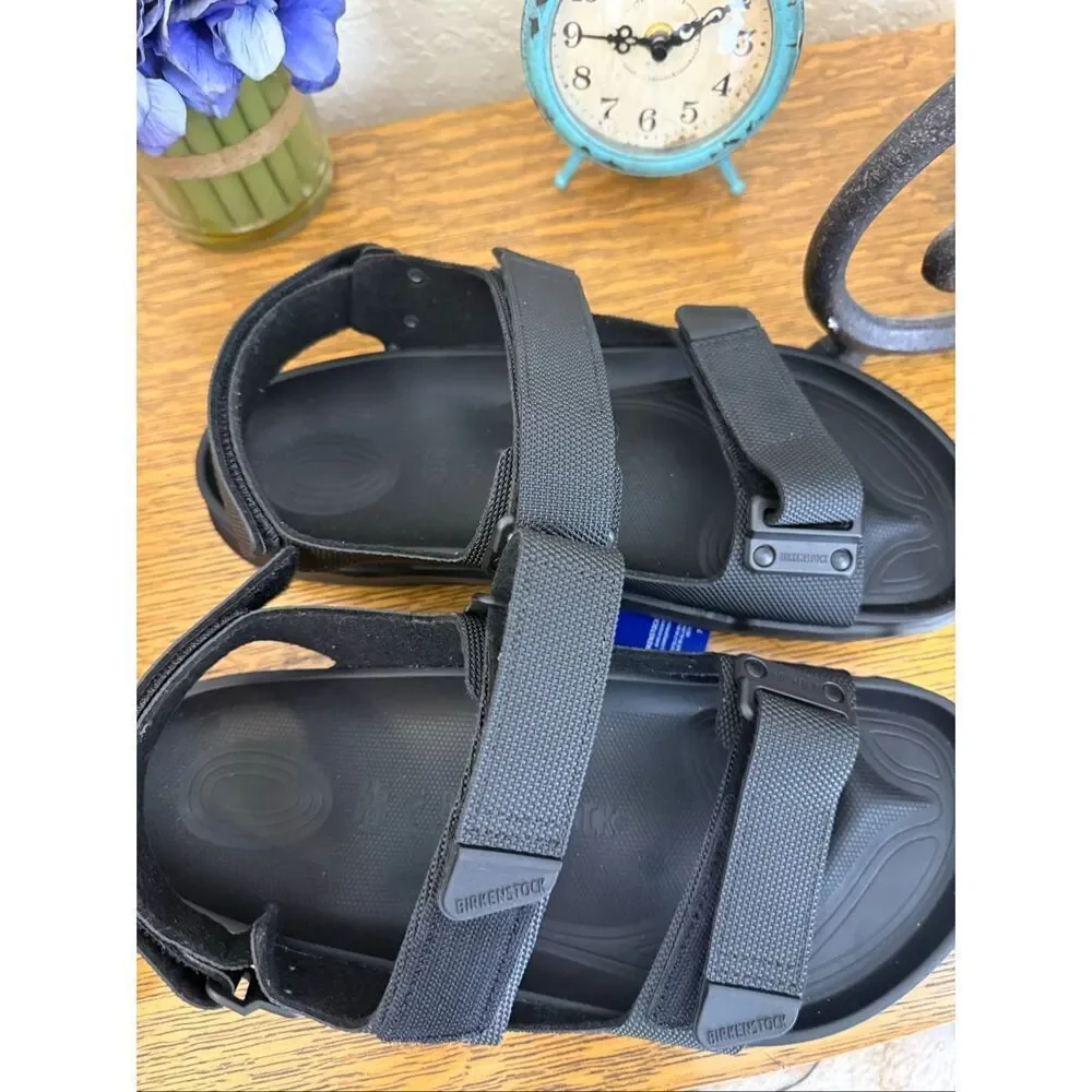 NEW Birkenstock Men’s Tatacoa Sandal Black Adjustable Strap Size 45 (US12) NIB